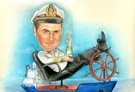 Шарж моряк Капитан