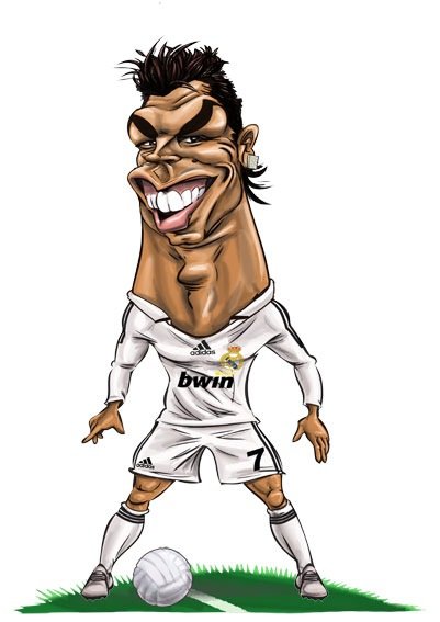 Криштиану Роналду шарж