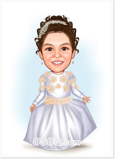 Маленькие принцессы на белом фоне