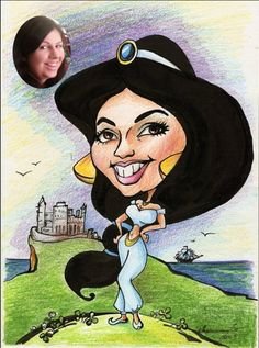 Дружеские шаржи на женщин