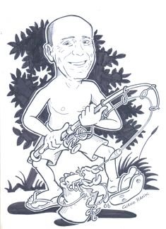 Геннадий Хазанов шарж