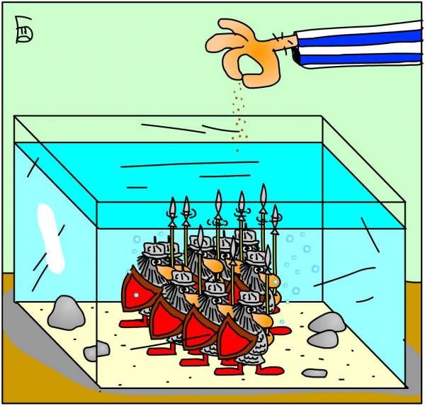 Карикатура 33 богатыря