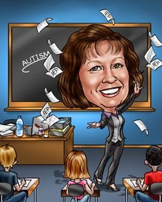 Учитель английского языка карикатура