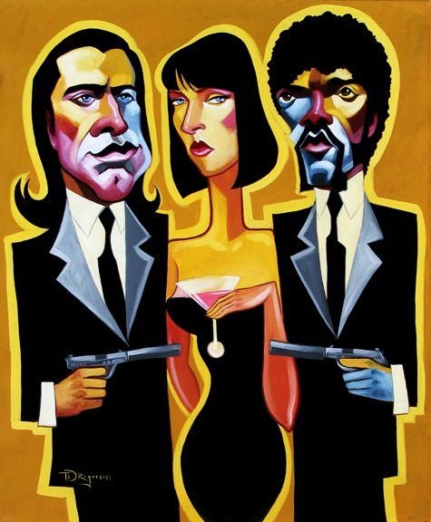 Криминальное чтиво вектор