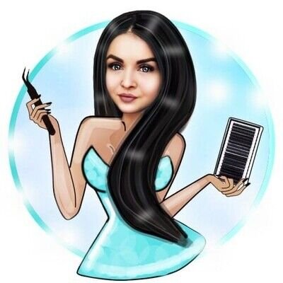 Мастер наращивания ресниц шарж