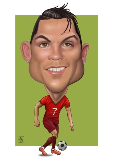 Криштиану Роналду karikaturi