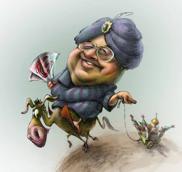 Алишер Усманов карикатура