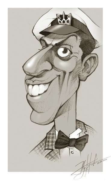 Аркадий Райкин шарж