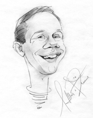 Юрий Никулин рисунок