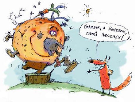 Анекдоты про колобка