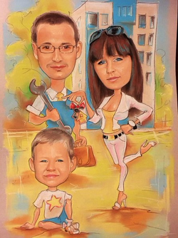 Шарж добытчик