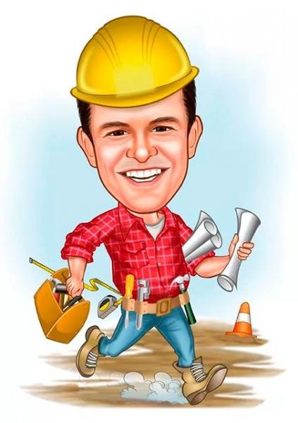 Шарж стройка