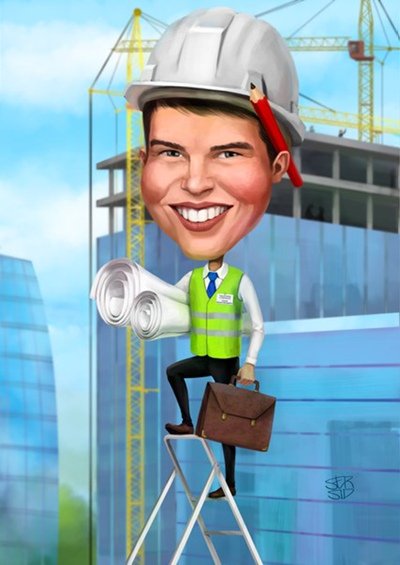 Шарж на главного инженера