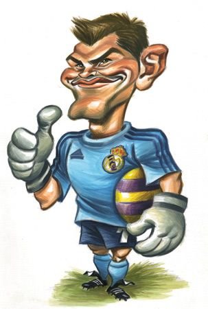 Карикатуры футболистов