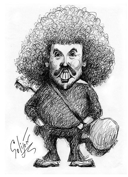 Портрет Стивена Кинга рисунок