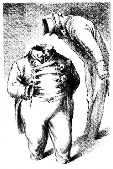 Иллюстрация к рассказу Чехова толстый и тонкий