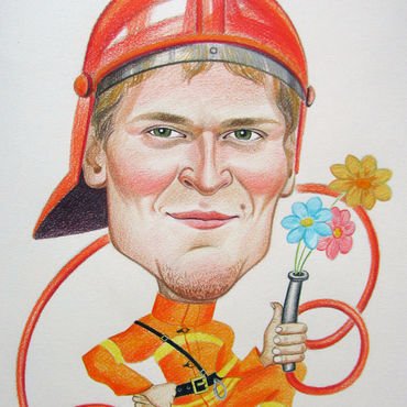 Шарж девушка