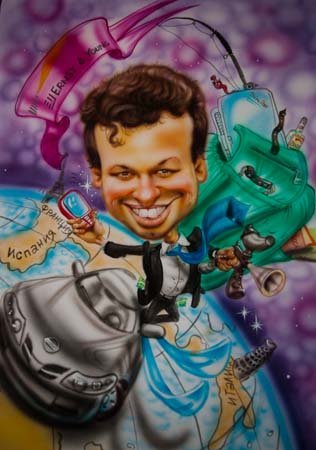 Дружеский шарж Тимофей Ахметьянов