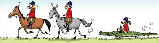 Путин на коне карикатура