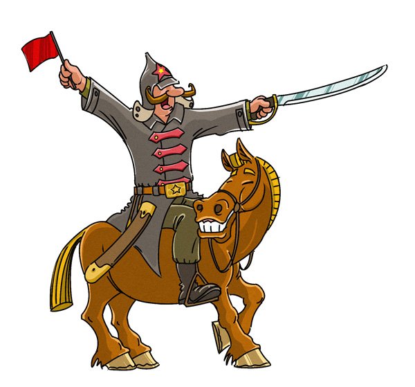 Путин на белом коне