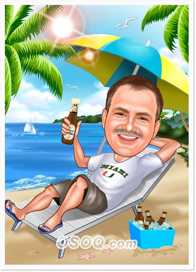 Шарж Гавайи