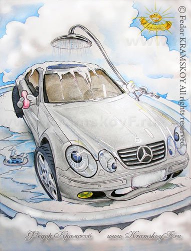 Мерседес карикатура