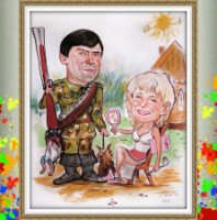 Шарж охотник