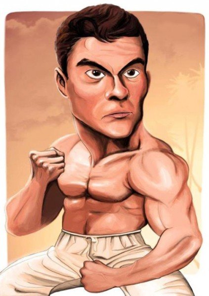 Портрет Жан Клод Ван Дамма