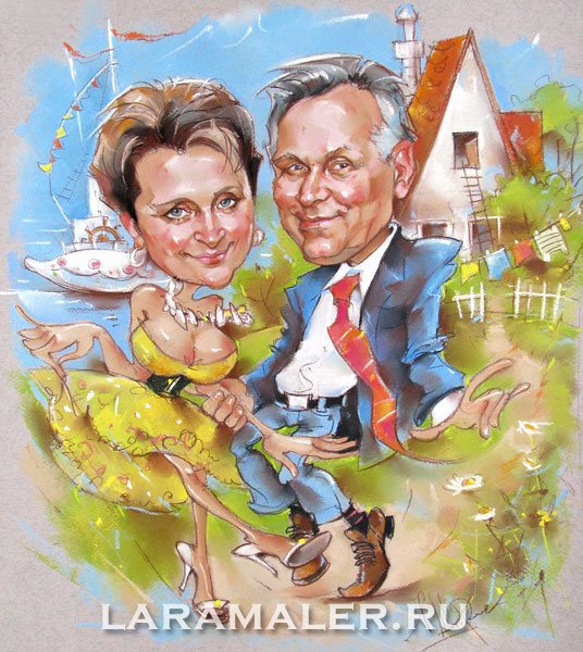 Шарж женский