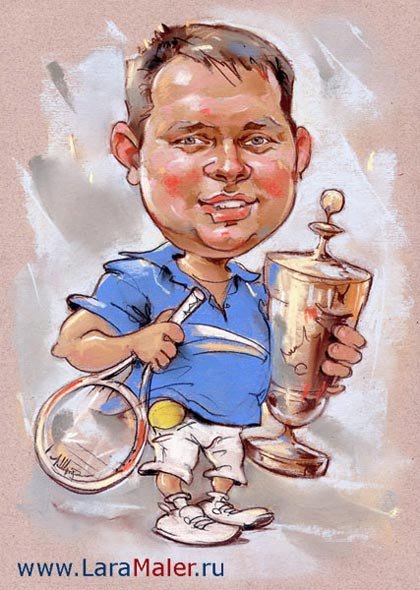 Серена Уильямс карикатура