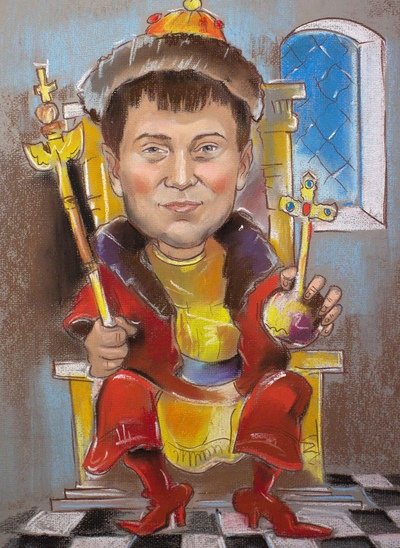 Шарж князь царь Король