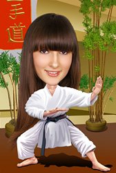 Шарж карате