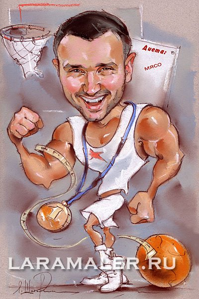 Спортсмен карикатура