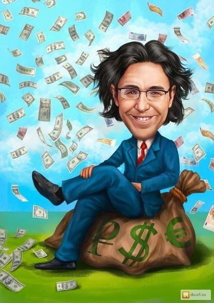 Бизнесмен карикатура