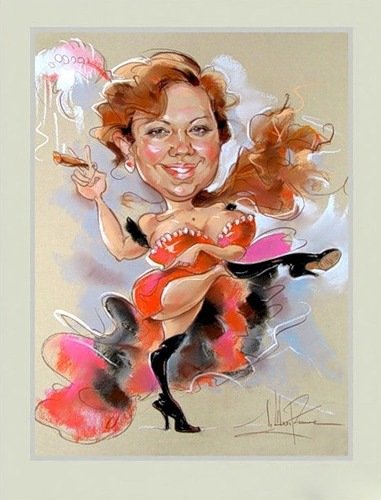 Шарж Лариса Шигорина ларамалер