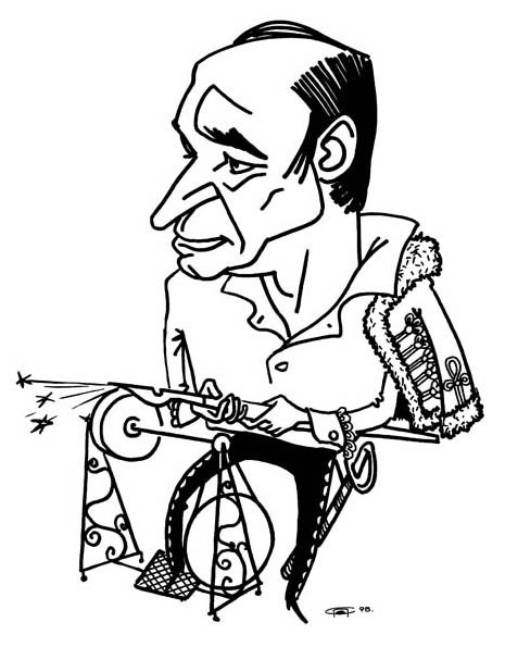 Михаил Боярский шарж