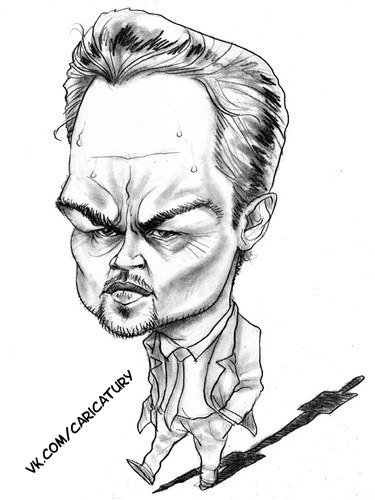 Леонардо ДИКАПРИО шаржи