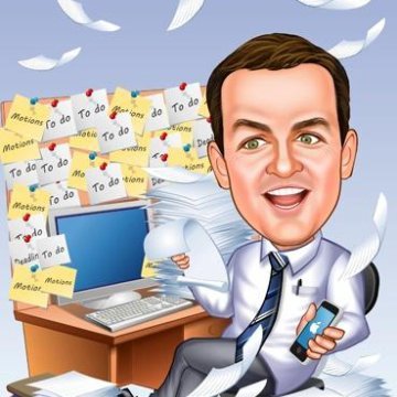 Шарж женщина