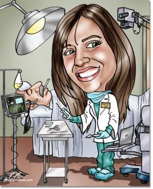 Шарж врач мужчина