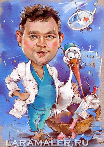 Врач карикатура