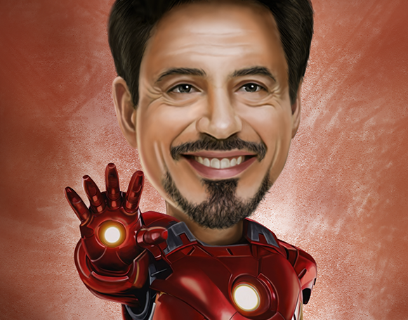 Шарж Тони Старк