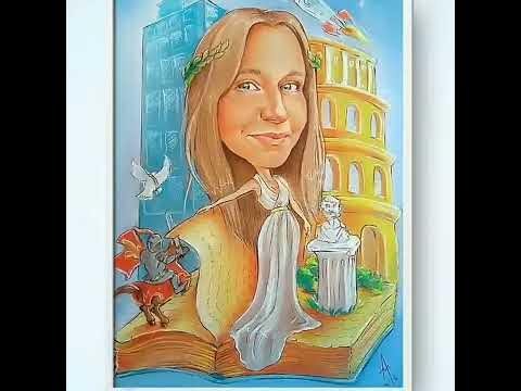 Шарж учительница