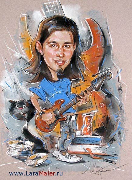 Карикатуры на музыкантов