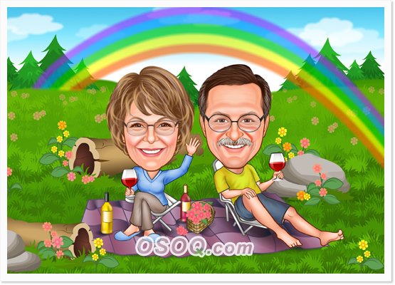 Шарж пикник