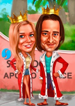 Шарж женский