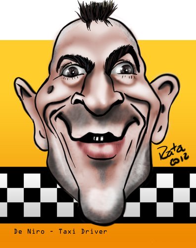 Таксист карикатура