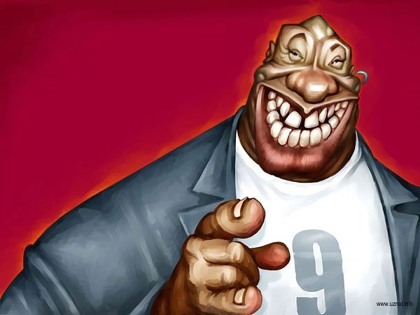 Dennis Rodman caricature
