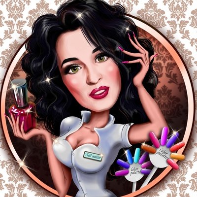 Шарж мастер маникюра