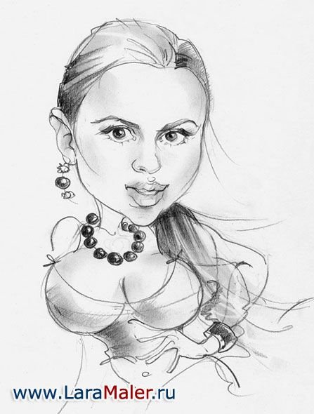 Артистка карикатура