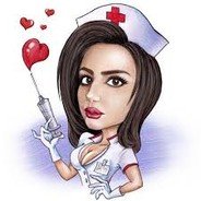 Шарж медсестра
